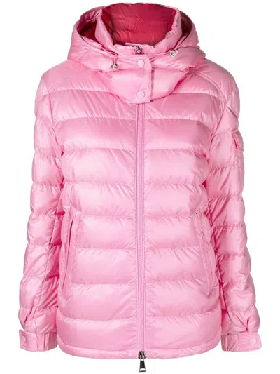 Moncler Dalles Quilted Nylon Down Jacket In Pink