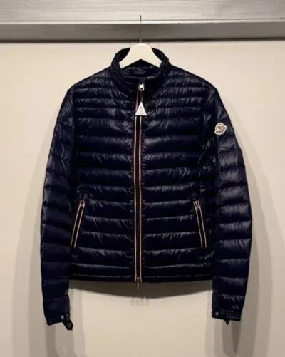 Pre-owned Moncler Daniel Short Down Jacket Size 2 | 3 In Blue