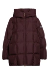 Moncler Darbon Down Puffer Jacket In Burgundy