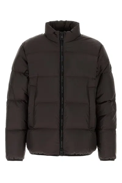 Moncler Dark Brown Nylon Erterle Down Jacket