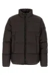 Moncler Dark Brown Nylon Erterle Down Jacket In Brown