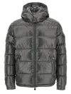 Moncler Maya Down Jacket With Hood In Gray