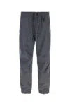 Moncler Dark Grey Polyester Padded Joggers In 93n