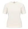 Moncler T-shirt Mit Grafischem Print In White