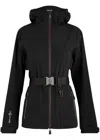 Shop Moncler Day-namic Fex Belted Shell Jacket In Black