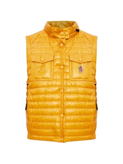 Moncler Day-namic Gilet In Yellow