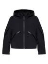 Moncler Womens Black Kibira Hooded Stretch-woven Jacket In Black