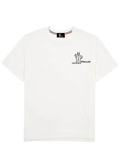 Moncler Day-namic Logo Cotton T-shirt In White
