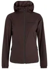 Moncler Mietres Hooded Shell Jacket In Burgundy