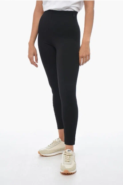 Moncler Day-namic Sports Leggings With Back Pocket In Black