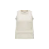 Moncler Débardeur Brodé In Blanc