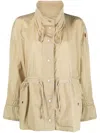 Moncler Deel Drawstring-waist Jacket In Neutrals