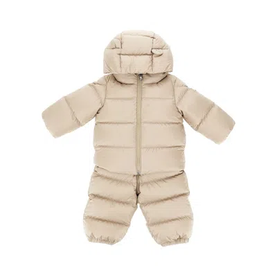 Moncler 'deidre' Down Padded Set Kids In Neutral