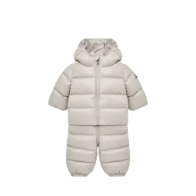 Moncler Deidre Down Set, Children, Beige, Size: 6/9m In Neutral