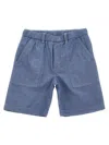 Moncler Pantaloncino  Bambino Colore Blue In Blue