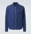 Moncler Zip-up Overshirt In Blau
