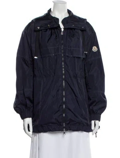 Pre-owned Moncler Denim Jacket In Blue