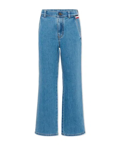 Moncler Denim Pants In Blue
