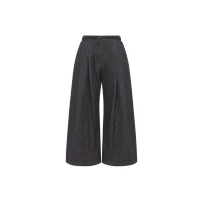 Moncler Kids' Denim Pants, Girls, Blue, Size: 8y In Black