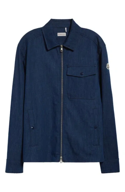 MONCLER MONCLER DENIM SHIRT JACKET