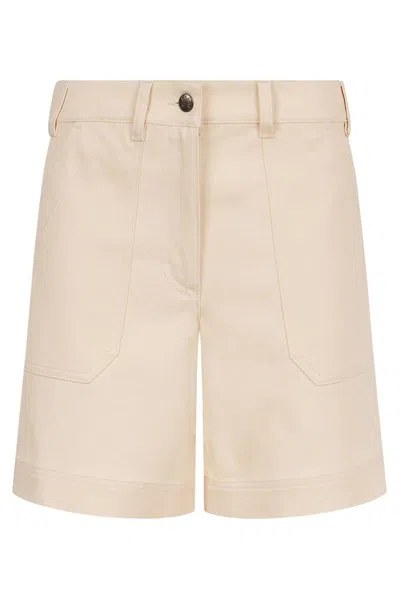 MONCLER MONCLER DENIM SHORTS