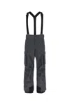 Moncler Ski Trousers With Adjustable Straps And Pockets In Blue