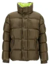 Moncler Dervox Short Down Jacket Green In Green