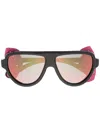 MONCLER DETACHABLE EYE SHIELD SUNGLASSES