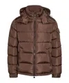 Moncler Maya Quilted Shell Down Jacket In Brown
