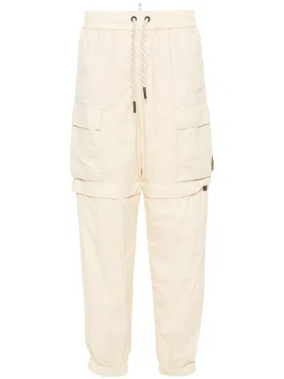 Moncler Grenoble Stylish Regular Fit Cargo Pants In Neutral