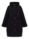 Moncler Detachable-lining Parka Coat