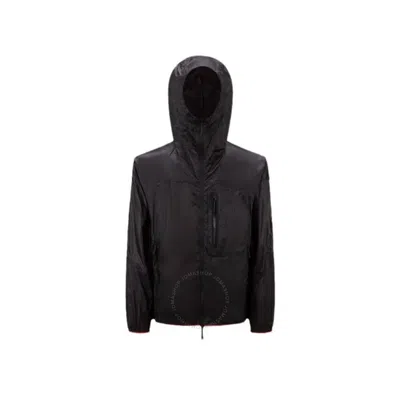 Moncler Diadem Hooded Windbreaker In Black