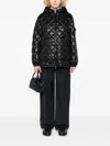 Moncler Diamond Quilted Down Jacket Puffer Jackets Black In Black