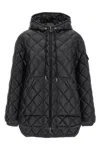 Moncler Diamond Quilted Down Jacket Puffer Jackets Black