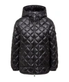 Moncler Diamond Quilted Down Jacket Puffer Jackets Black In Black