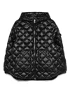 Moncler Diamond Quilted Down Jacket Puffer Jackets Black In Black