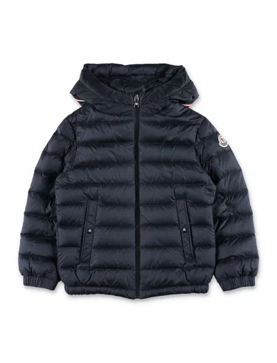 Moncler Dilar Hooded Down Jacket For Kids In Blue