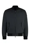 Moncler Barn Reversible Bomber Jacket In Black