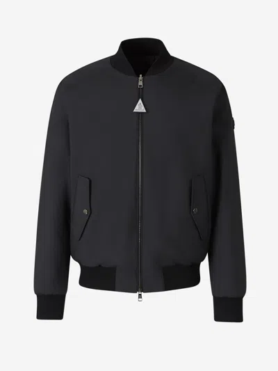 Moncler Diounes Bomber Jacket In Navy Blue