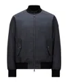Moncler Diounes Reversible Short Down Jacket In Black