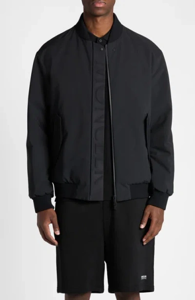 Moncler Diounes Twill Bomber Jacket In Black