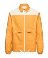 Moncler Colour-block Drawstring Jacket In Yellow