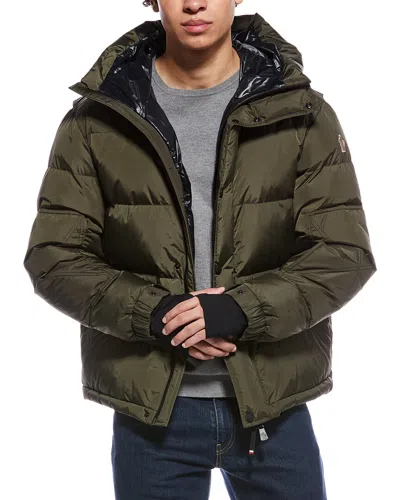 Moncler Dnu  Down Puffer Jacket In Green