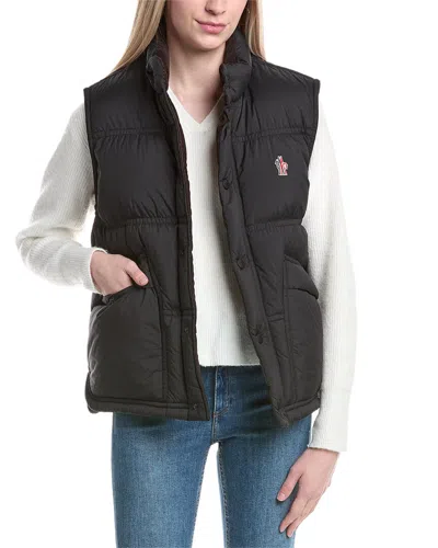 Moncler Dnu  Puffer Down Vest In Black