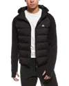Moncler Puffer Front Down Jacket In Black