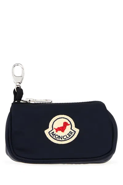 Moncler Logo-appliqué Bag In Blue