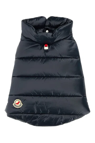 Moncler Navy Blue Nylon Dog Padded Jacket