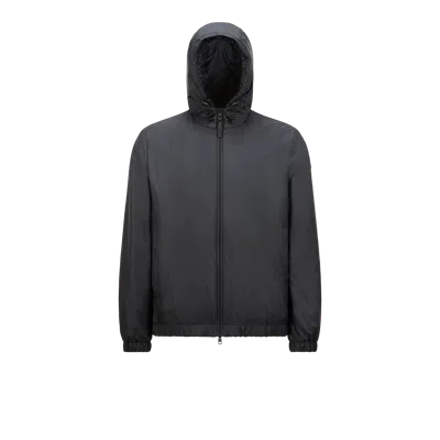 MONCLER DOMENE HOODED WINDBREAKER, MEN, BLACK, SIZE: 2