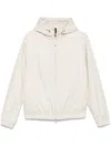 Moncler Domene Hooded Jacket In Neutrals