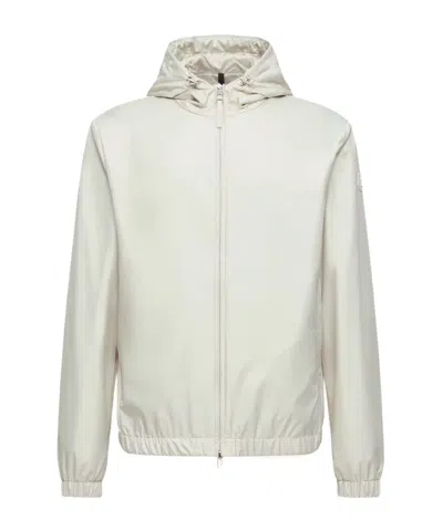 Moncler Domene Hooded Windbreaker In White